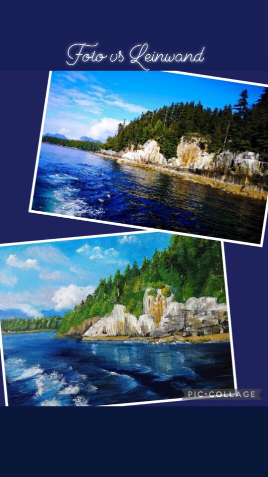 Kanada Foto vs. Leinwand